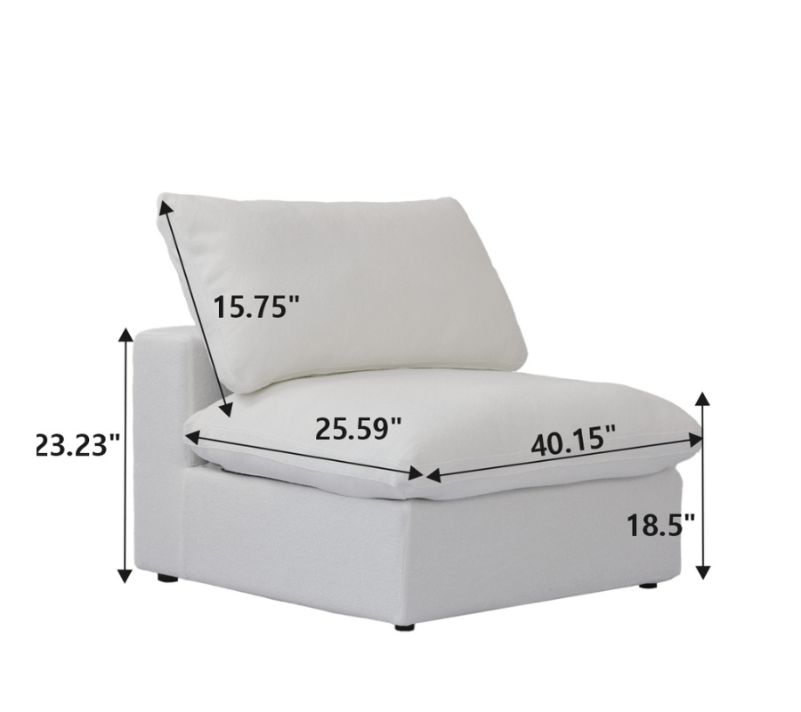 INFINITY Sofa Armless Module