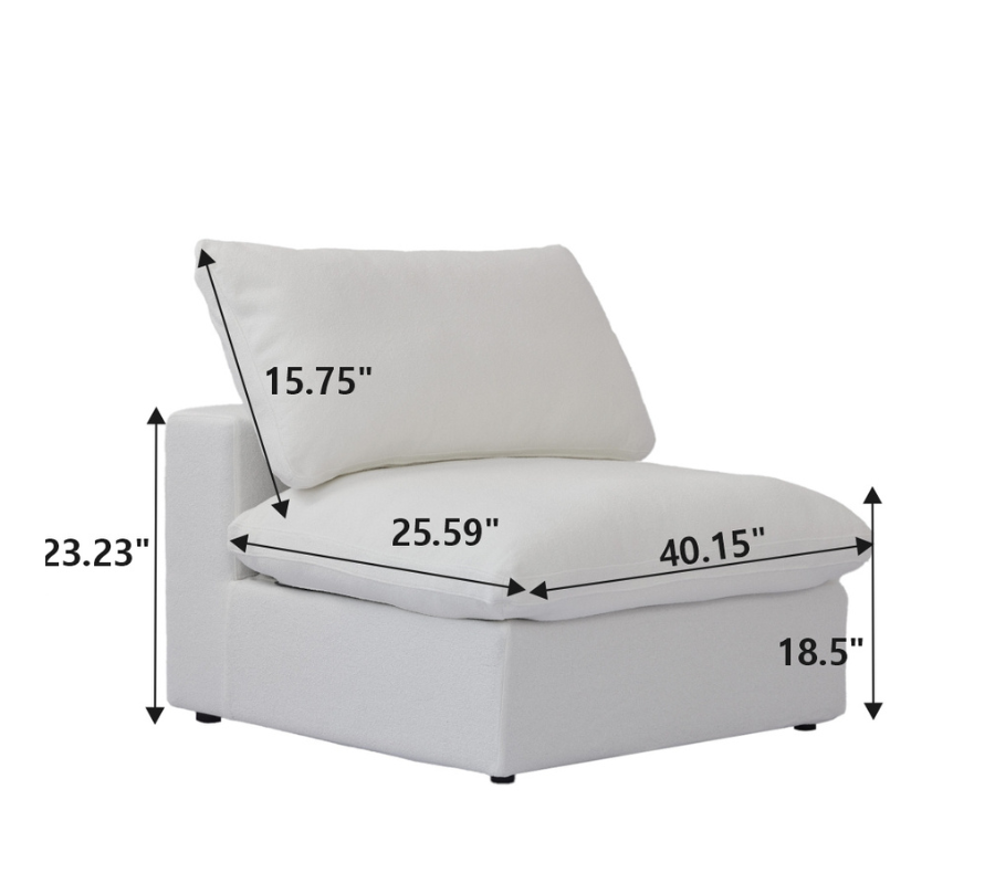 INFINITY Sofa Armless Module